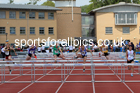 Womens Under-17s and Girls Under-15s Hurdles, 2022 Northern Inter Counties U17s and U15s Track and Field, York, Thursday, June 2nd. Photo: David T. Hewitson/Sports for All Pics